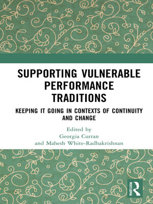 cover image of Supporting Vulnerable Performance Traditions